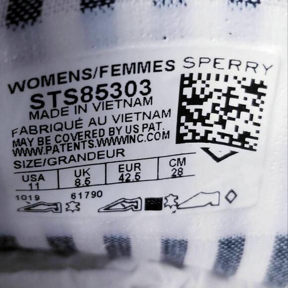 Womens Sperry Crest Vibe 85th Anniversary Sneakers White STS85303 Size 11M - Picture 7 of 10